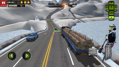 Ice Road Truck Parking Sim Screenshot