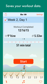 Run 10k - couch to 10k program screenshot