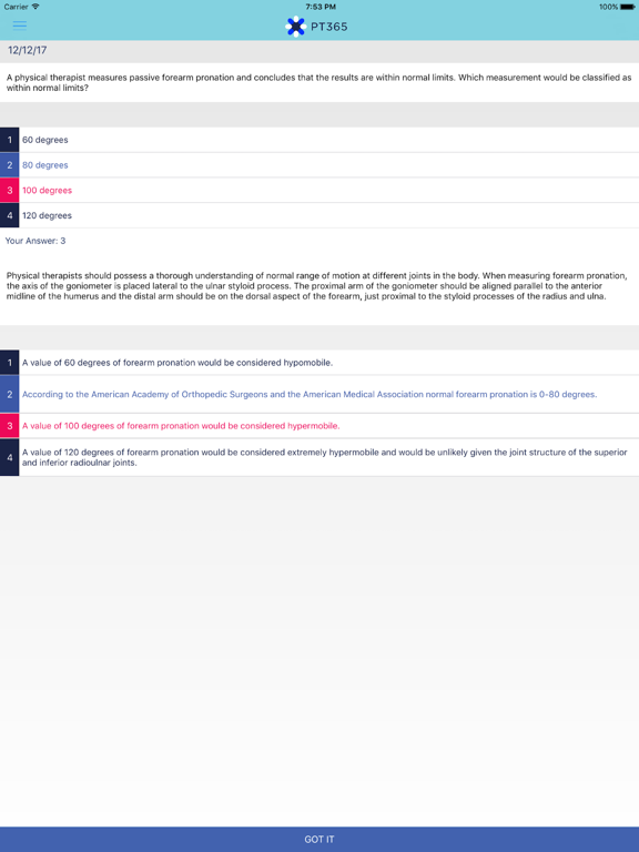PT365 iPad screenshot 3 - Education app