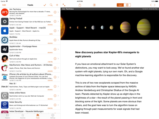 Screenshot #4 pour Legi (RSS Feed Reader)