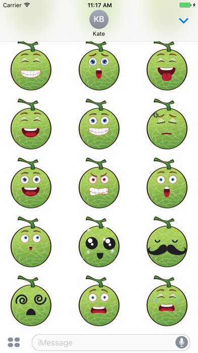 Screenshot #1 pour Sticker Me: Cool Melon