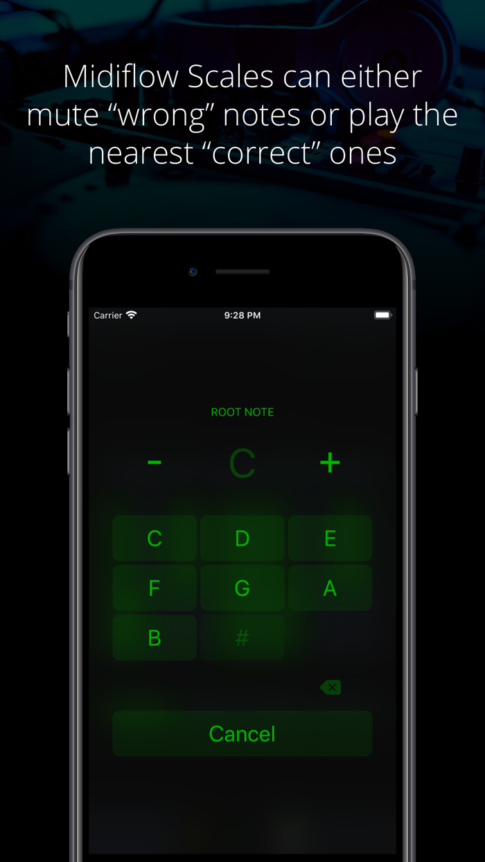 Midiflow Scales Audiobus