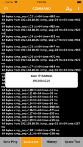 Cmd for iPhone - Ping & Speed screenshot