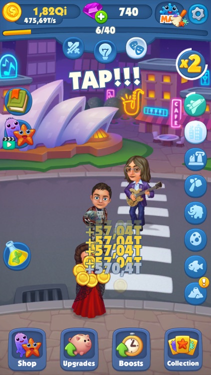 Game of Evolution: Merge Life