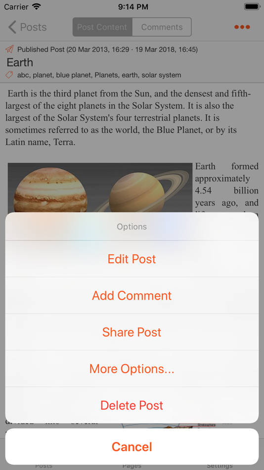 #2. BlogTouch for Blogger (iOS) 由: Denk Alexandru