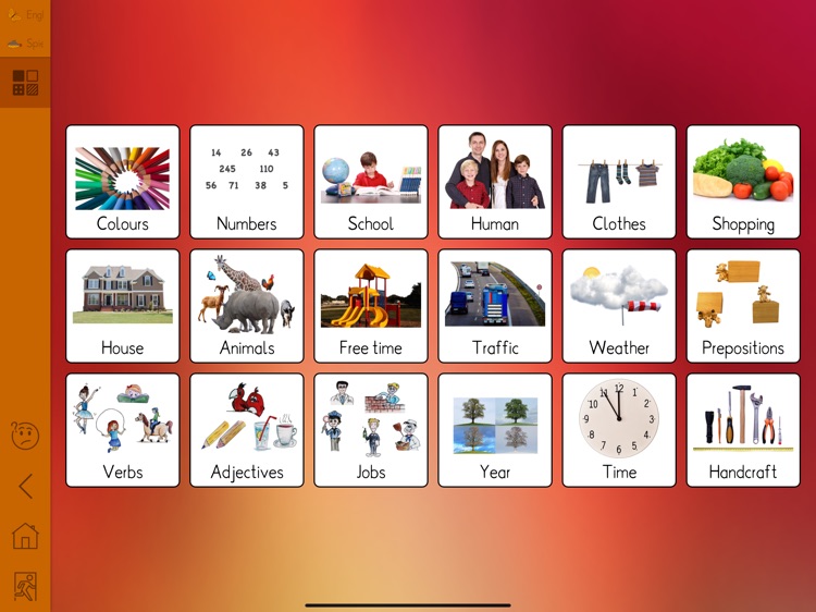 Sag es auf Englisch-Wortschatz