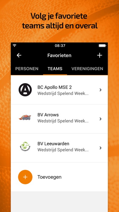 Basketball.nl Screenshot