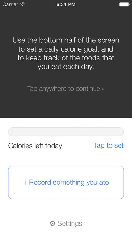 Lightweight: a calorie tracker