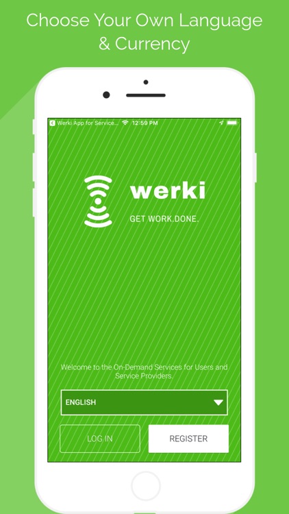 Werki App for Service Provider
