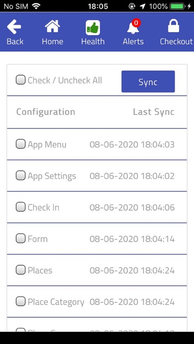 EFFY TechnoPurple GPS Tracking Screenshot