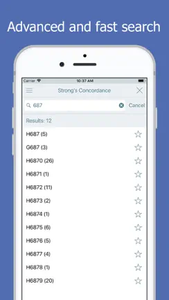 Bible and Strong’s Concordance iPhone image 1