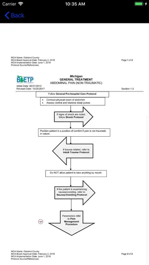 OCMCA Protocols screenshot 3