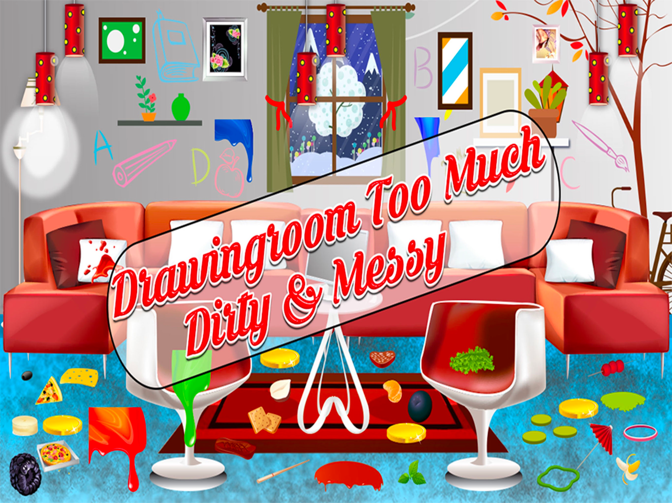 Girl Messy Home Clean Up Games screenshot 6