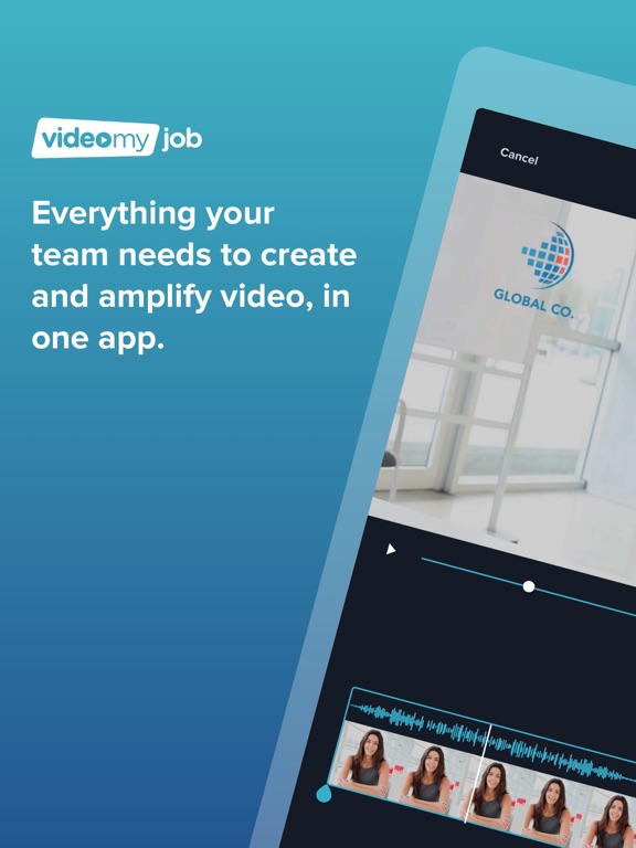 VideoMyJob iPad screenshot 1 - Business app