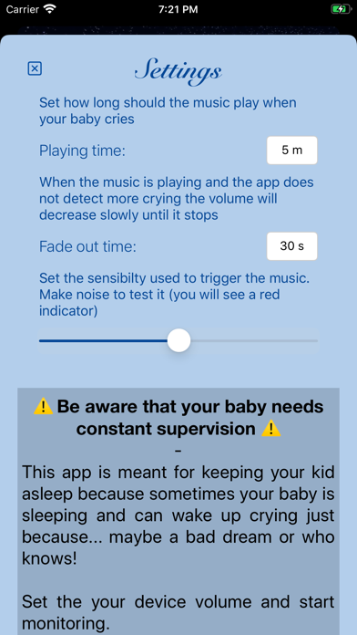 Baby Calm Sleep Aid Screenshot