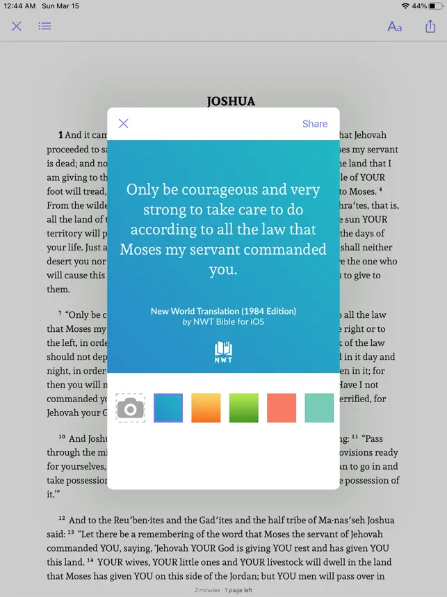 Imágen 6 Jehovah’s Witnesses NWT Bible iphone