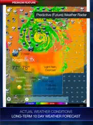 weather alert map push iPad Captures Décran 2