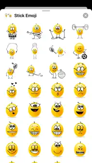 Stick Emoji Smiley Stickers iphone bilder 1