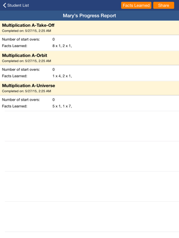 Rocket Math Multiply & Divide screenshot 4