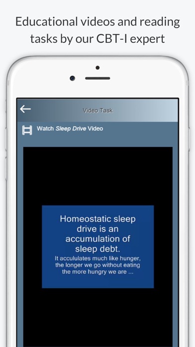 Night Owl - Sleep Coach - Cognitive Behavioral Therapy for Insomnia Screenshot 3