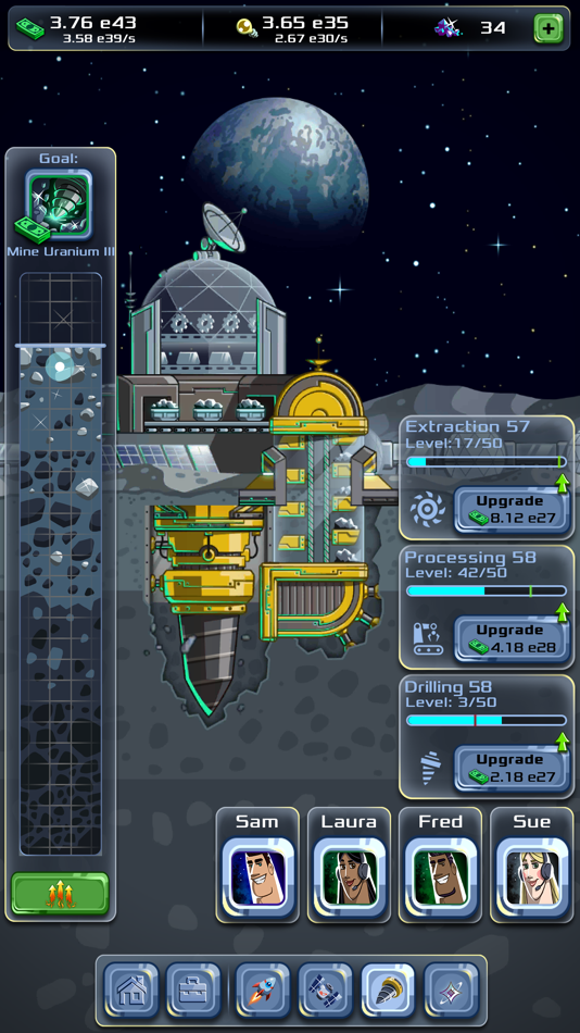 #4. Idle Space Company (iOS) 来自: Bling Bling Games GmbH