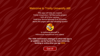 Trinity University AR screenshot 2