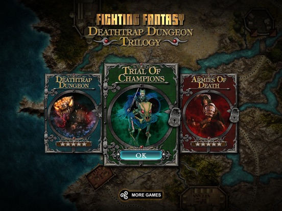 Deathtrap Dungeon Trilogy iPad app afbeelding 1