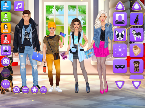 Screenshot #5 for Superstar Family Dress Up Game