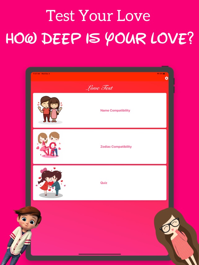 LOVE TEST - match calculator on the App Store