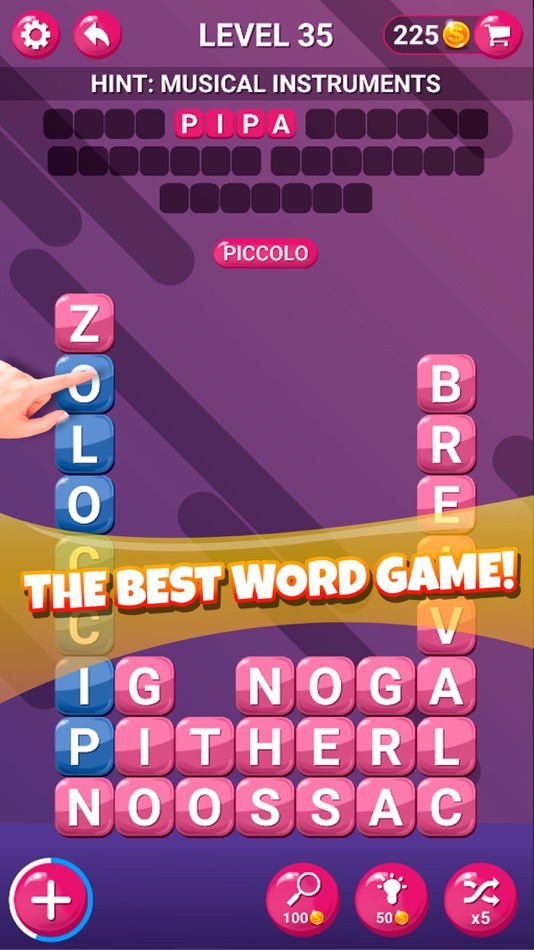 #4. Word Swipe 2024 (iOS) 由: One Up Games Studio