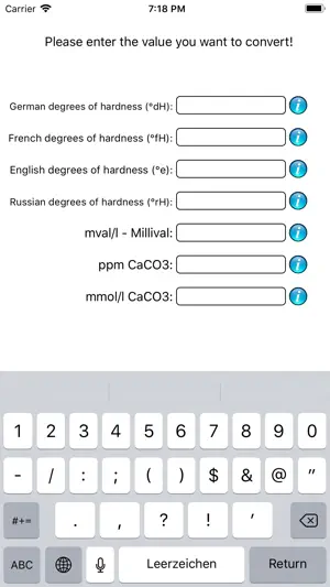 Converter for Water Hardness screenshot 2