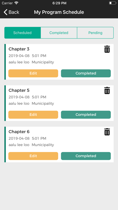 App screenshot