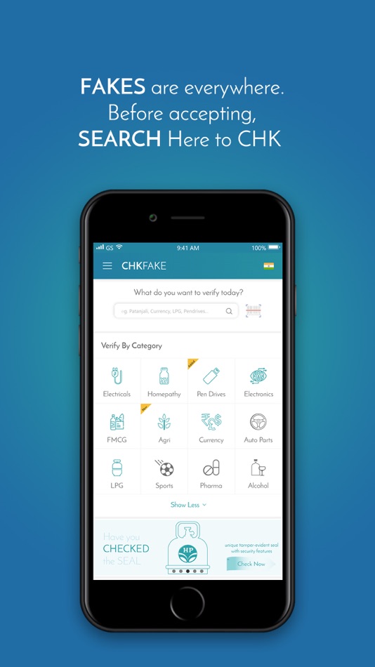 #2. Chkfake-Verify Genuine Product (iOS) 由: ChkFake Brand Protection Private Limited