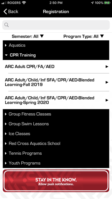 Recreation & Wellbeing Screenshot