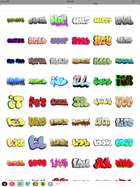 GRAFFITI WORD PRO iPad screenshot 5 - Lifestyle app