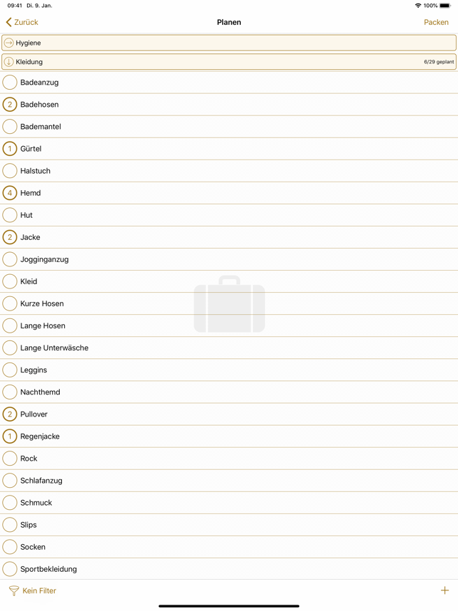 ‎Pack The Bag Pro Screenshot