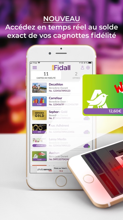 Fidall loyalty cards