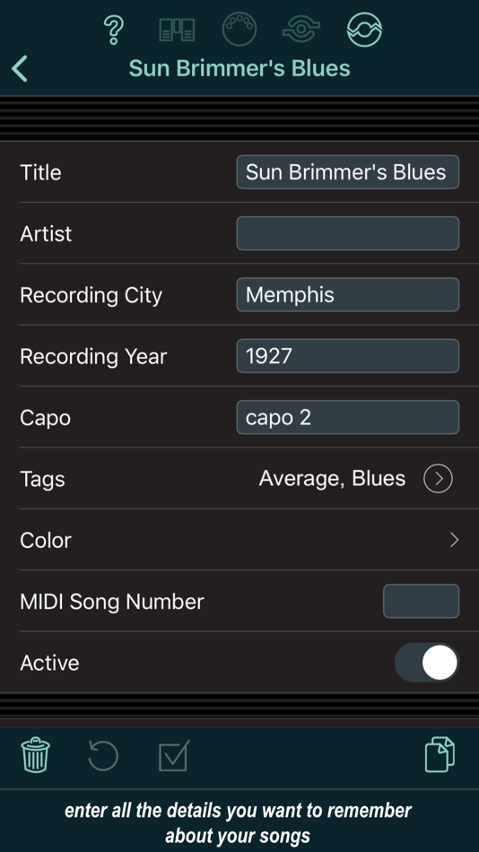 #1. Set List Maker (iOS) By: Arlo Leach