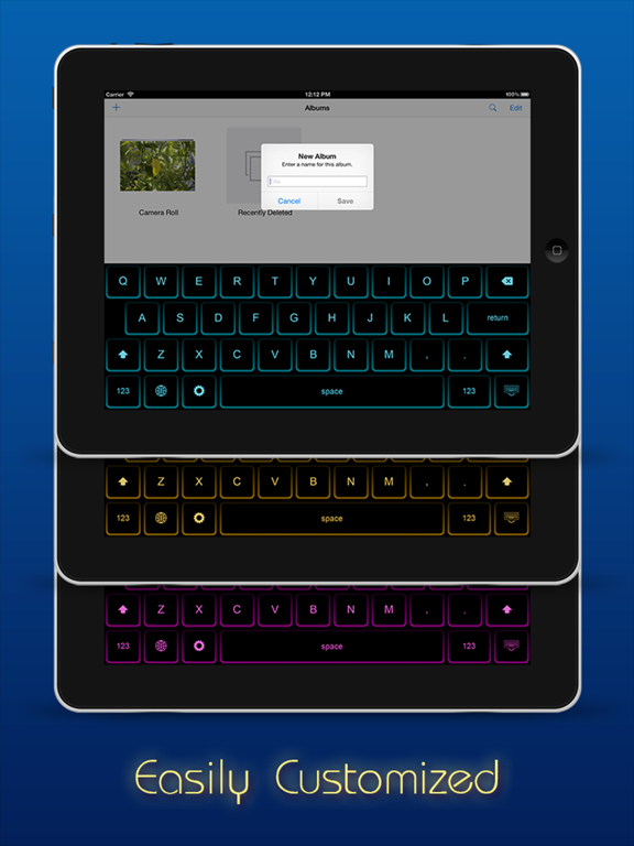 Screenshot #6 pour Neon Keyboard™