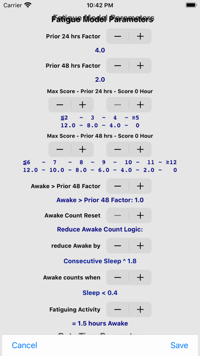 How to cancel & delete Fatigue Predictor from iphone & ipad 4