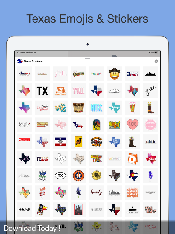 Screenshot #5 pour Texas Sticker