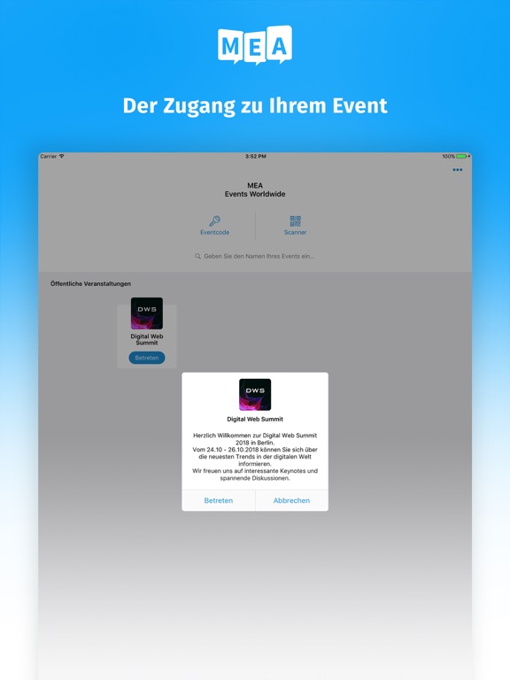 Screenshot #5 pour Mobile Event App