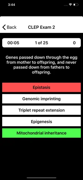 Game screenshot CLEP Biology Prep 2022-2023 hack