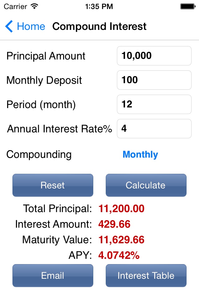 EZ Financial Calculators Pro screenshot 4