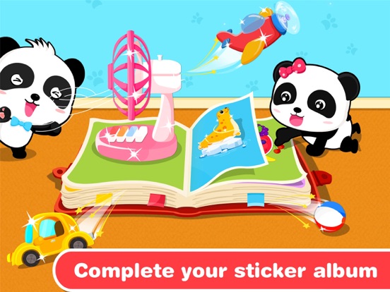 Animated Stickers-BabyBus iPad screenshot 4 - Education app