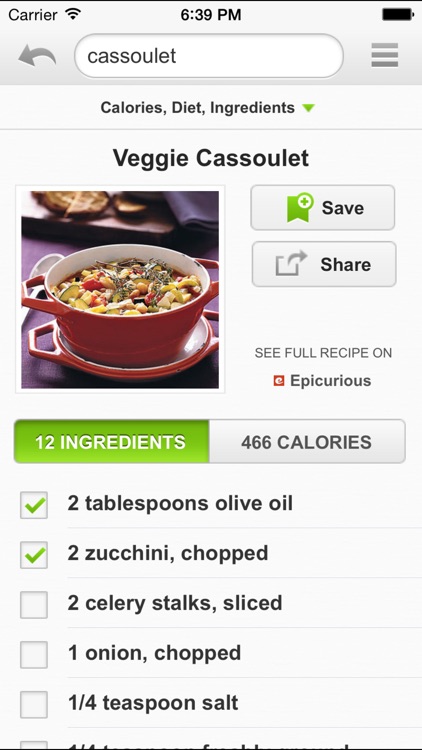 Vegetarian Recipes & Nutrition screenshot-3