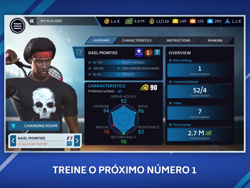 Tennis Manager Mobile screenshot 9