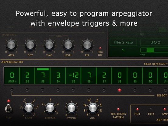 Roxsyn Guitar Synthesizer iPad app afbeelding 5