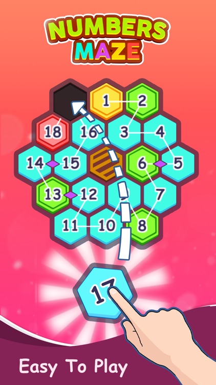 Numbers Maze Puzzle screenshot-0