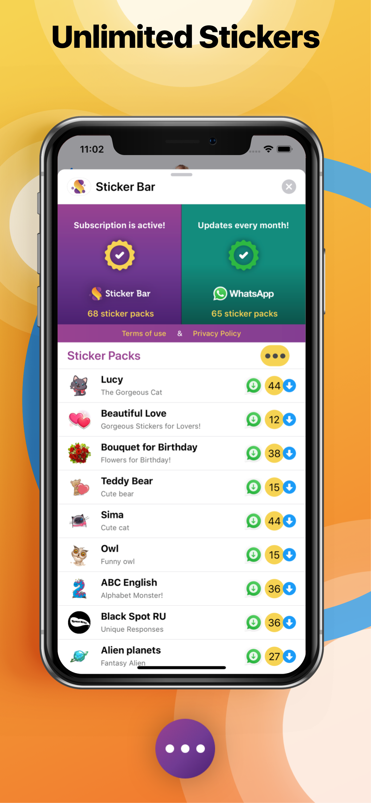 Sticker Bar: Send Еmotions! screenshot 4